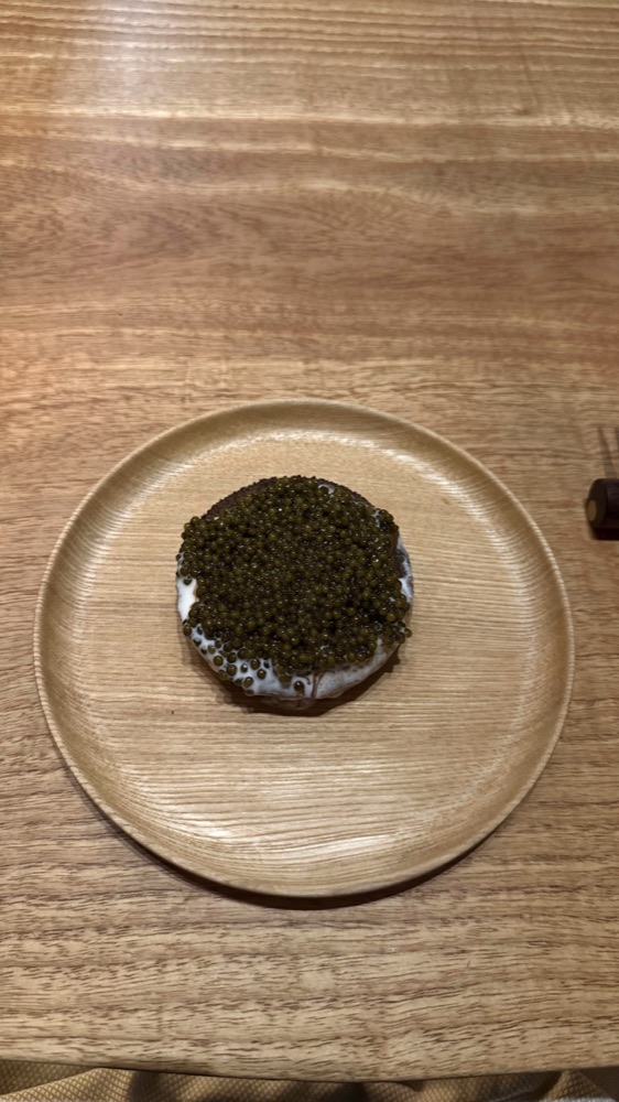 Caviar and cornbread at Birdsong